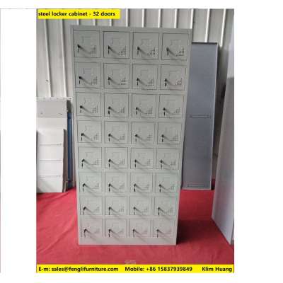 32 door steel locker cabinet